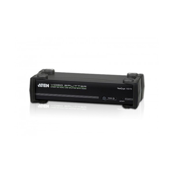 ATEN 976564 VS174-AT-G ATEN DISTRIBUIDOR / SPLITTER DVI DUAL LINK / AUDIO / RS232 DE 4 PUERTOS (VS174-AT-G)