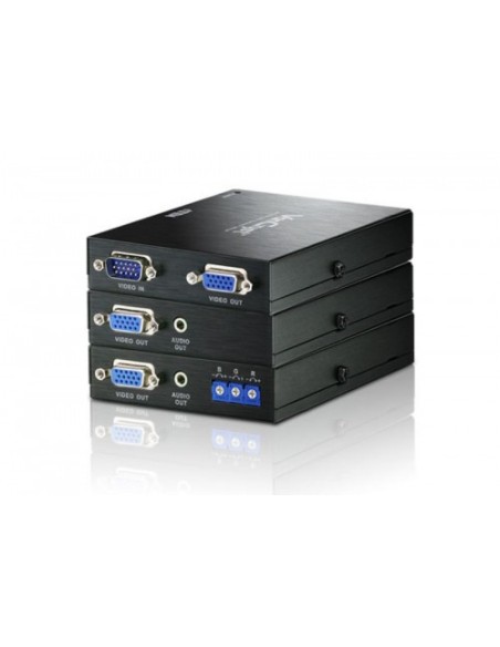 ATEN 976513 VE170Q-AT-G ATEN EXTENSOR VGA SOBRE CAT 5E/6 CON DESKEW (300M) (VE170Q-AT-G)