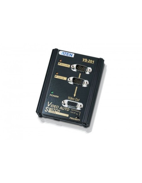 ATEN 976337 VS201-AT-G ATEN CONMUTADOR / SELECTOR / SWITCHVGA DE 2 PUERTOS (VS201-AT-G)