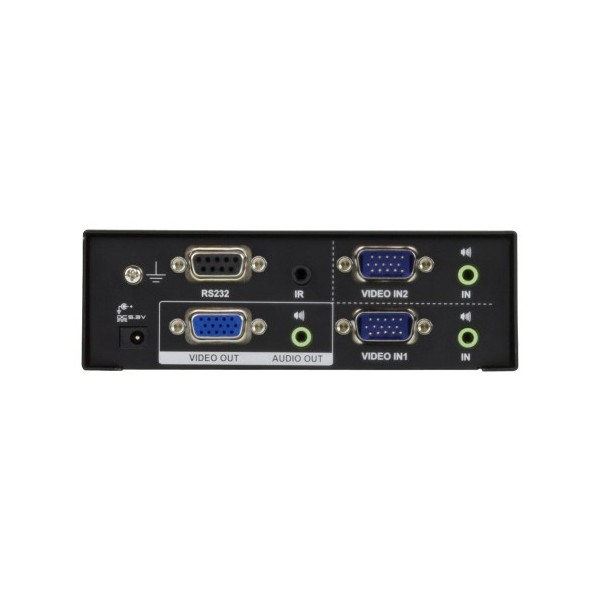 ATEN 976311 VS0201-AT-G ATEN CONMUTADOR / SELECTOR / SWITCH VGA / AUDIO SWITCH DE 2 PUERTOS CON RS-232 (VS0201-AT-G)