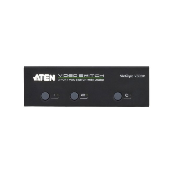 ATEN 976311 VS0201-AT-G ATEN CONMUTADOR / SELECTOR / SWITCH VGA / AUDIO SWITCH DE 2 PUERTOS CON RS-232 (VS0201-AT-G)