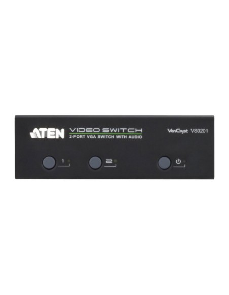 ATEN 976311 VS0201-AT-G ATEN CONMUTADOR / SELECTOR / SWITCH VGA / AUDIO SWITCH DE 2 PUERTOS CON RS-232 (VS0201-AT-G)