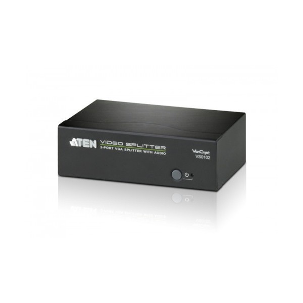 ATEN 976185 VS0102-AT-G ATEN DISTRIBUIDOR / SPLITTER VGA DE 2 PUERTOS CON AUDIO RS-232 (VS0102-AT-G)