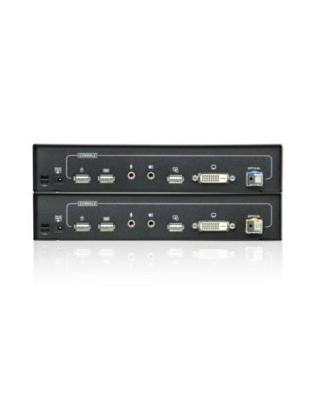 ATEN 976089 CE680-AT-G ATEN Extensor KVM óptico DVI USB (1920 x 1200 a 600m)