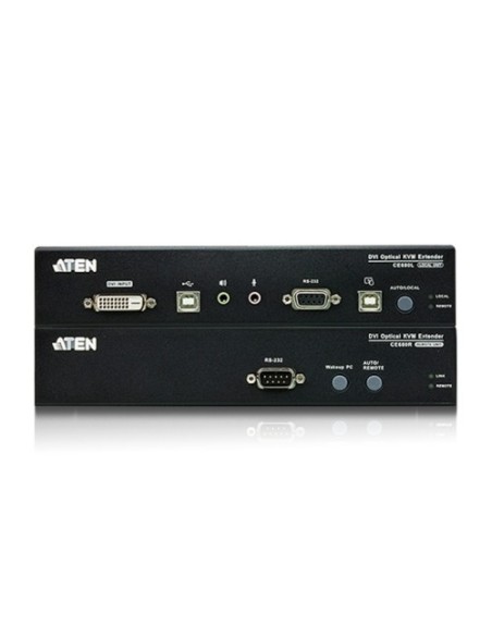 ATEN 976089 CE680-AT-G ATEN Extensor KVM óptico DVI USB (1920 x 1200 a 600m)