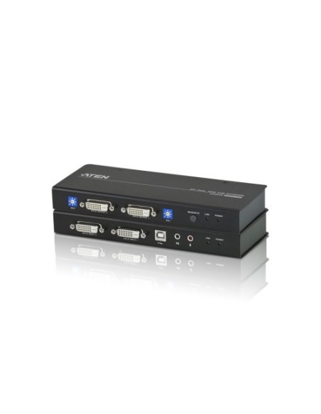 ATEN 976046 CE604-AT-G ATEN Extensor KVM Cat 5 DVI dual display USB (1024 x 768 a 60m)