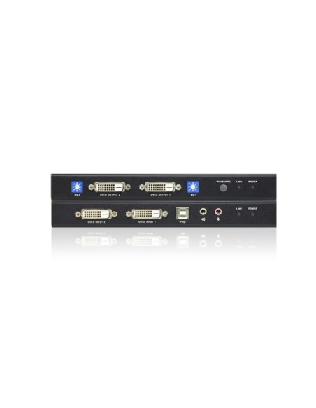 ATEN 976046 CE604-AT-G ATEN Extensor KVM Cat 5 DVI dual display USB (1024 x 768 a 60m)