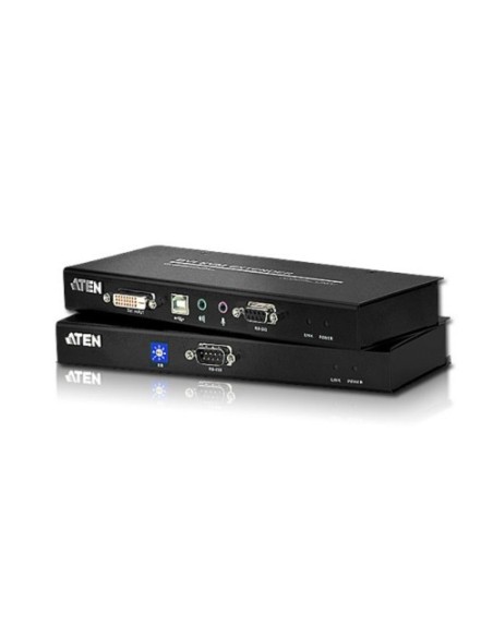 ATEN 976038 CE602-AT-G ATEN Extensor KVM Cat 5 DVI dual link USB (1024 x 768 a 60m)