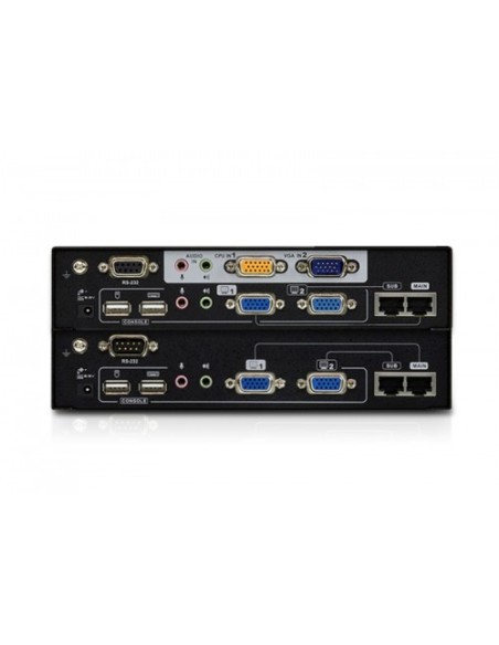 ATEN 976011 CE775-AT-G Aten CE775 extensor audio/video Transmisor y receptor de señales AV Negro