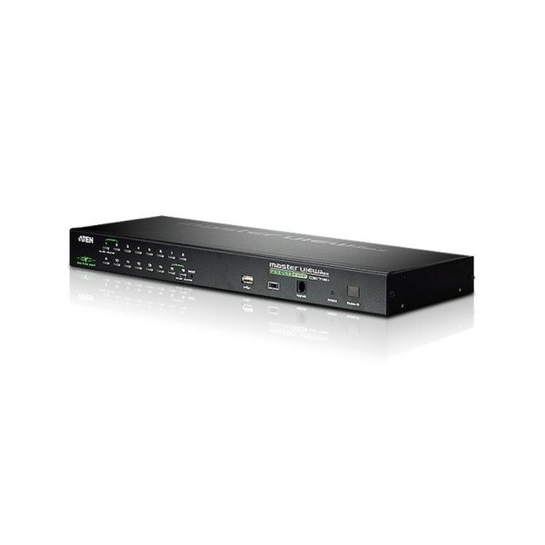 ATEN 975887 CS1716I-AT-G ATEN Switch KVM por IP VGA PS/2-USB de 16 puertos con acceso compartido desde consolas local/remota
