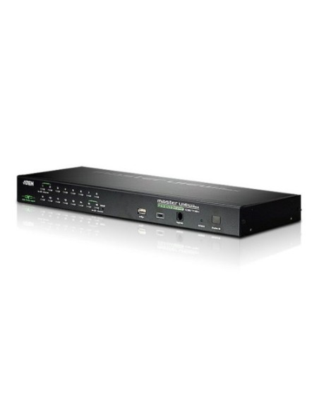 ATEN 975887 CS1716I-AT-G ATEN Switch KVM por IP VGA PS/2-USB de 16 puertos con acceso compartido desde consolas local/remota