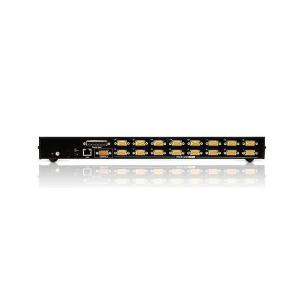 ATEN 975887 CS1716I-AT-G ATEN Switch KVM por IP VGA PS/2-USB de 16 puertos con acceso compartido desde consolas local/remota