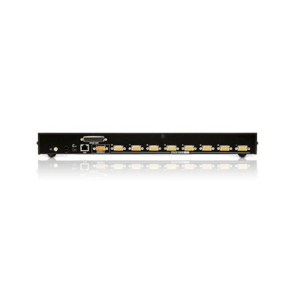 ATEN 975879 CS1708I-AT-G ATEN Switch KVM por IP VGA PS/2-USB de 8 puertos con acceso compartido desde consolas local/remota