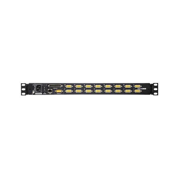ATEN 975810 CL5716IN-ATA-SG Aten Consola LCD single rail con switch KVM por IP integrado VGA PS/2-USB de 16 puertos con acceso c