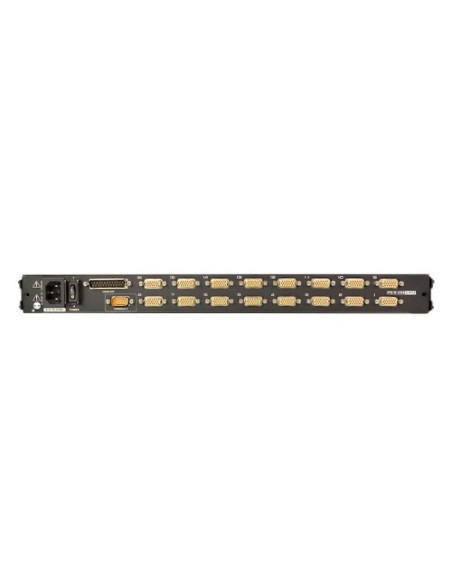 ATEN 975801 CL5716N-ATA-SG Aten Consola LCD single rail con switch KVM integrado VGA PS/2-USB de 16 puertos