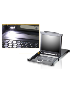 ATEN 975781 CL5708N-ATA-SG Aten CL5708N interruptor KVM Montaje en rack Negro 2