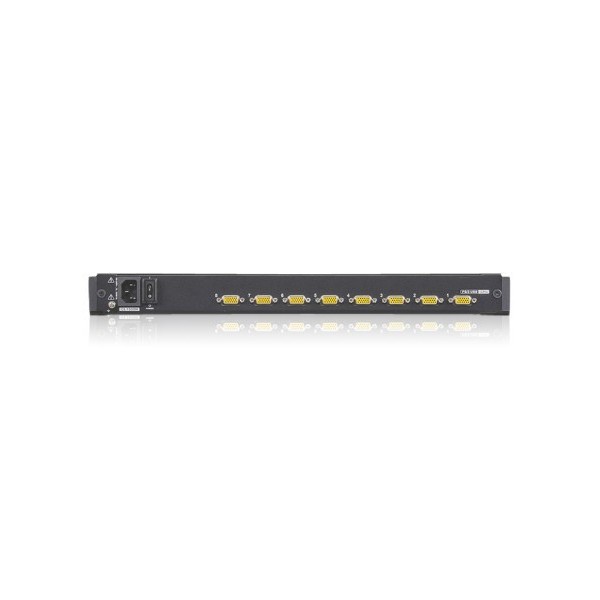 ATEN 975764 CL1308N-ATA-SG Aten Consola LCD single rail con switch KVM integrado VGA PS/2-USB de 8 puertos