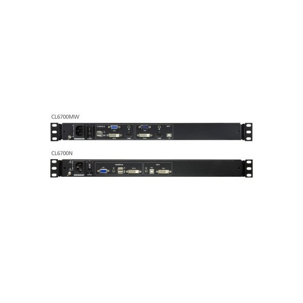 ATEN 975676 CL6700MW-ATA-SG ATEN Consola LCD single rail (HDMI / DVI / VGA, USB)