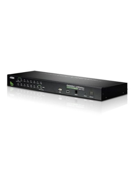 ATEN 975625 CS1716A-AT-G ATEN SWITCH KVM VGA PS/2-USB DE 16 PUERTOS CON PUERTO PARA CONEXION EN CADENA Y PERIFÉRICOS USB (CS1716