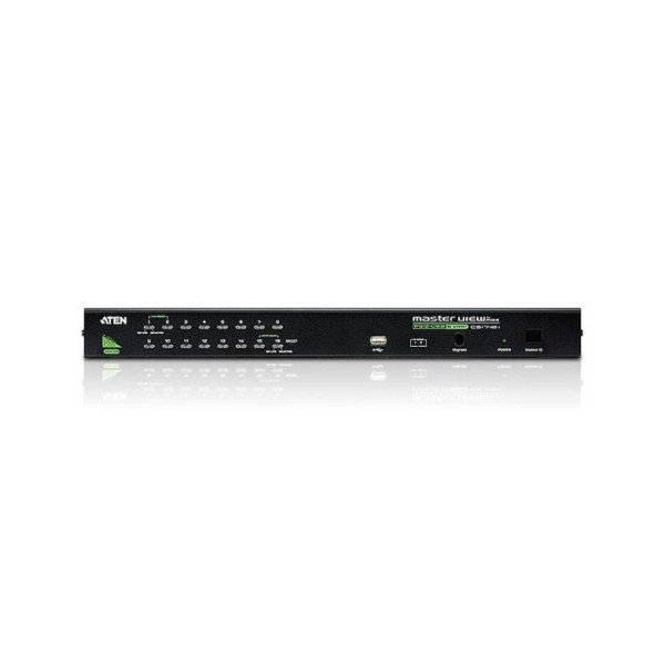 ATEN 975625 CS1716A-AT-G ATEN SWITCH KVM VGA PS/2-USB DE 16 PUERTOS CON PUERTO PARA CONEXION EN CADENA Y PERIFÉRICOS USB (CS1716
