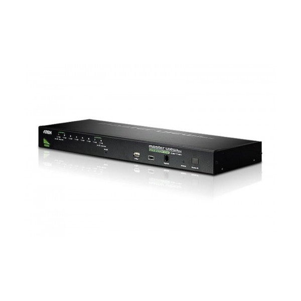 ATEN 975609 CS1708A-AT-G Aten CS1708A interruptor KVM Montaje en rack Negro