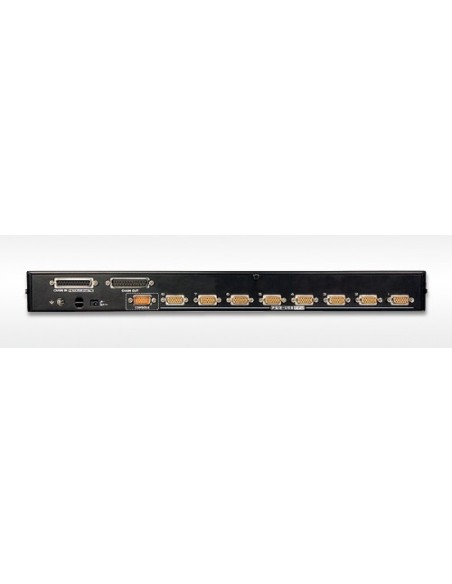 ATEN 975609 CS1708A-AT-G Aten CS1708A interruptor KVM Montaje en rack Negro