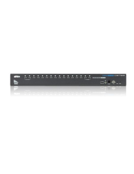 ATEN 975588 CS17916-AT-G ATEN SWITCH KVM HDMI/AUDIO USB DE 16 PUERTOS (CS17916-AT-G)