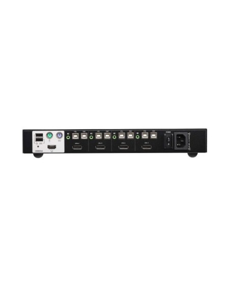 ATEN 975473 CS1184DP-AT-G ATEN Switch KVM seguro DisplayPort USB de 4 puertos (compatible con PSS PP v3.0)