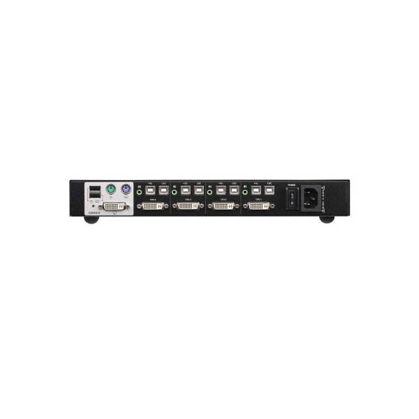 ATEN 975465 CS1184D-AT-G ATEN Switch KVM seguro DVI USB de 4 puertos (compatible con PSS PP v3.0)
