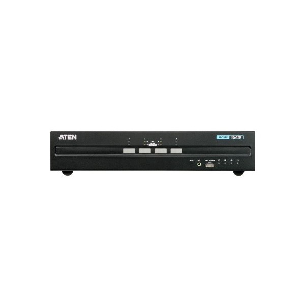 ATEN 975457 CS1144DP-AT-G ATEN Switch KVM seguro DisplayPort dual display USB de 4 puertos (compatible con PSS PP v3.0)