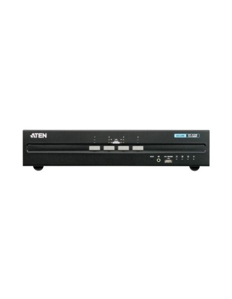 ATEN 975457 CS1144DP-AT-G ATEN Switch KVM seguro DisplayPort dual display USB de 4 puertos (compatible con PSS PP v3.0)