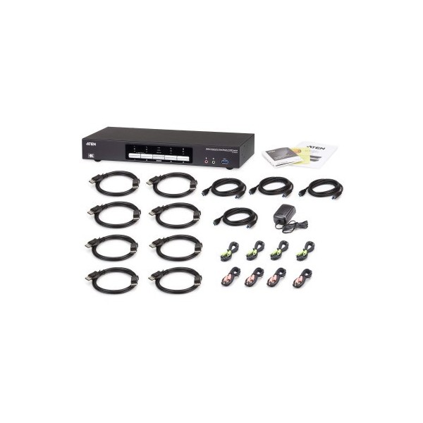 ATEN 975406 CS1944DP-AT-G ATEN Switch KVMP™ DisplayPort 4K dual display USB 3.0 de 4 puertos