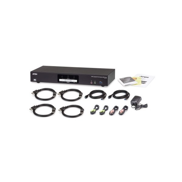 ATEN 975393 CS1942DP-AT-G Aten CS1942DP interruptor KVM Negro