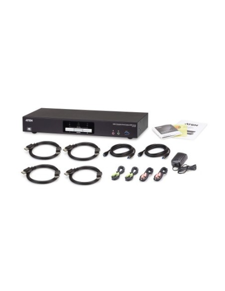 ATEN 975393 CS1942DP-AT-G Aten CS1942DP interruptor KVM Negro