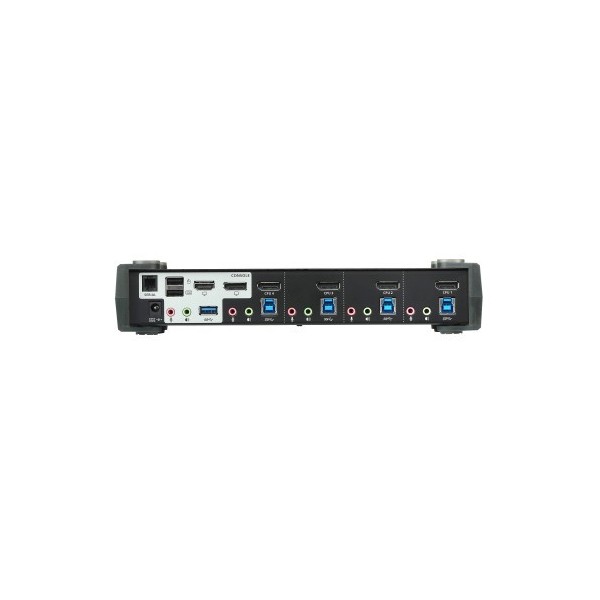 ATEN 975369 CS1924M-AT-G ATEN Switch KVMP™ DisplayPort 4K MST USB 3.0 de 4 puertos (cables incluidos)