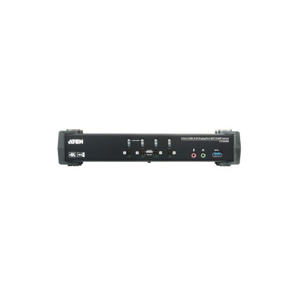 ATEN 975369 CS1924M-AT-G ATEN Switch KVMP™ DisplayPort 4K MST USB 3.0 de 4 puertos (cables incluidos)