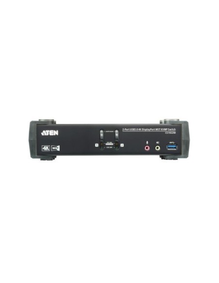 ATEN 975351 CS1922M-AT-G ATEN Switch KVMP™ DisplayPort 4K MST USB 3.0 de 2 puertos (cables incluidos)