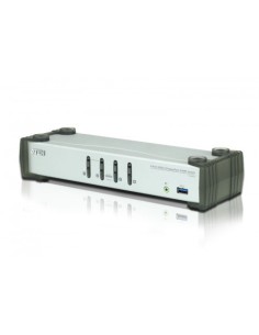 ATEN 975326 CS1914-AT-G Aten CS1914 interruptor KVM Negro, Gris