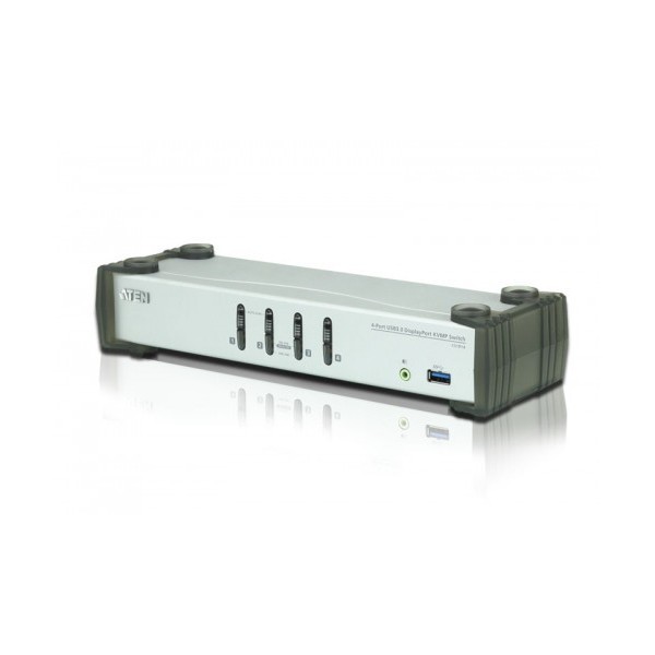 ATEN 975326 CS1914-AT-G Aten CS1914 interruptor KVM Negro, Gris