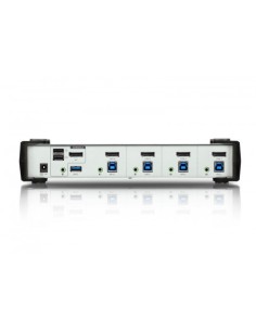 ATEN 975326 CS1914-AT-G Aten CS1914 interruptor KVM Negro, Gris 2