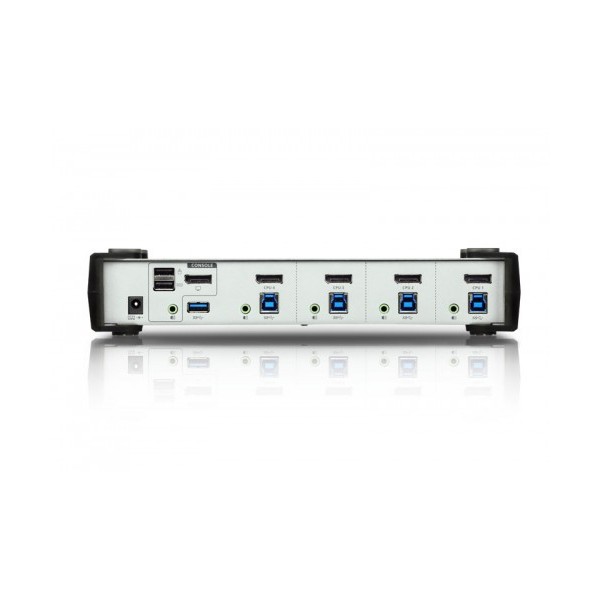 ATEN 975326 CS1914-AT-G Aten CS1914 interruptor KVM Negro, Gris