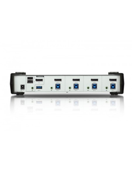 ATEN 975326 CS1914-AT-G Aten CS1914 interruptor KVM Negro, Gris