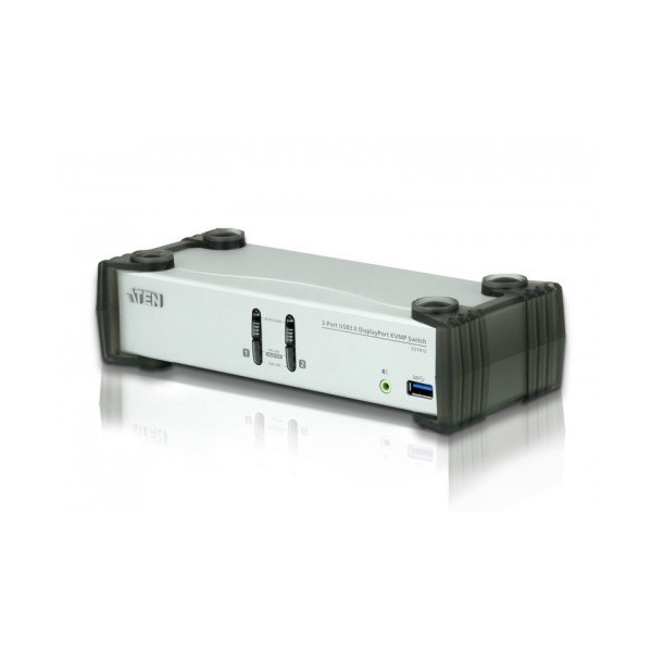 ATEN 975318 CS1912-AT-G Aten CS1912 interruptor KVM Negro, Gris