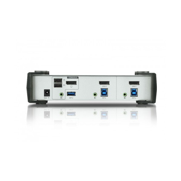 ATEN 975318 CS1912-AT-G Aten CS1912 interruptor KVM Negro, Gris