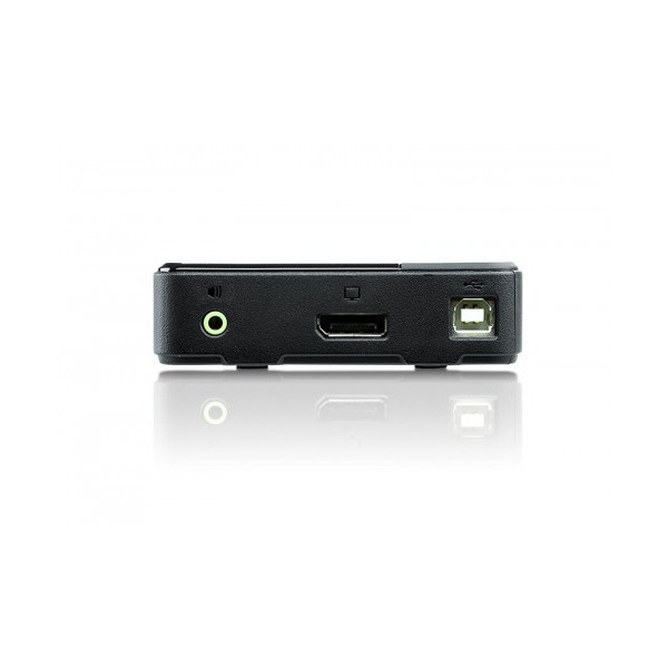 ATEN 975300 CS782DP-AT ATEN SWITCH KVM DISPLAYPORT/AUDIO USB DE 2 PUERTOS (COMPATIBLE CON 4K, CABLES INCLUIDOS) (CS782DP-AT)