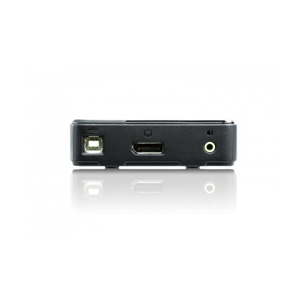 ATEN 975300 CS782DP-AT ATEN SWITCH KVM DISPLAYPORT/AUDIO USB DE 2 PUERTOS (COMPATIBLE CON 4K, CABLES INCLUIDOS) (CS782DP-AT)