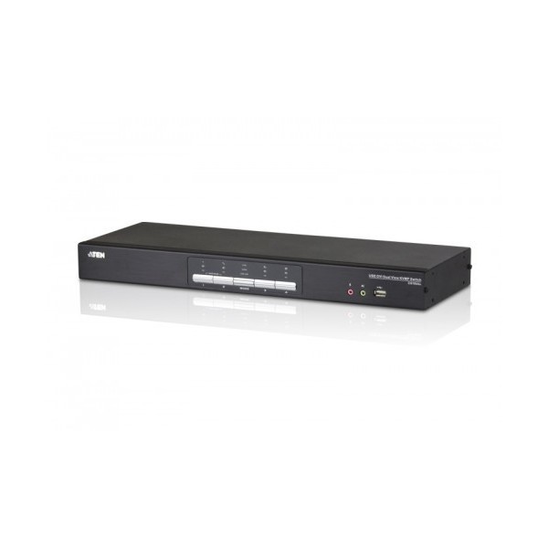 ATEN 975271 CS1644A-AT-G Aten CS1644A interruptor KVM Montaje en rack Negro
