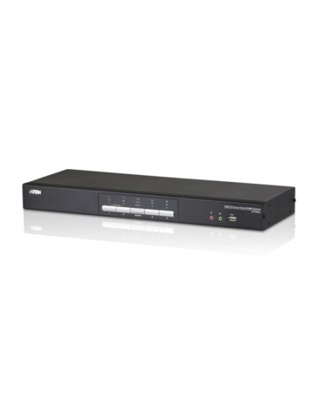 ATEN 975271 CS1644A-AT-G Aten CS1644A interruptor KVM Montaje en rack Negro