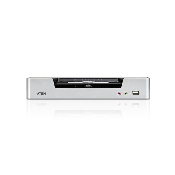 ATEN 975262 CS1642A-AT-G Aten CS1642A interruptor KVM Montaje en rack Negro, Plata