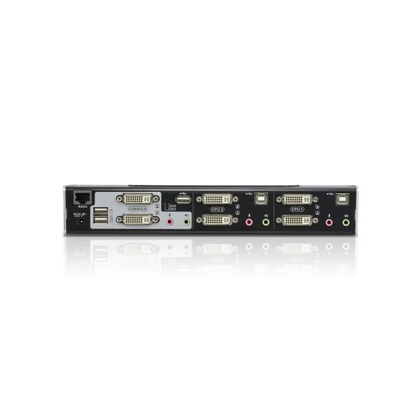 ATEN 975262 CS1642A-AT-G Aten CS1642A interruptor KVM Montaje en rack Negro, Plata